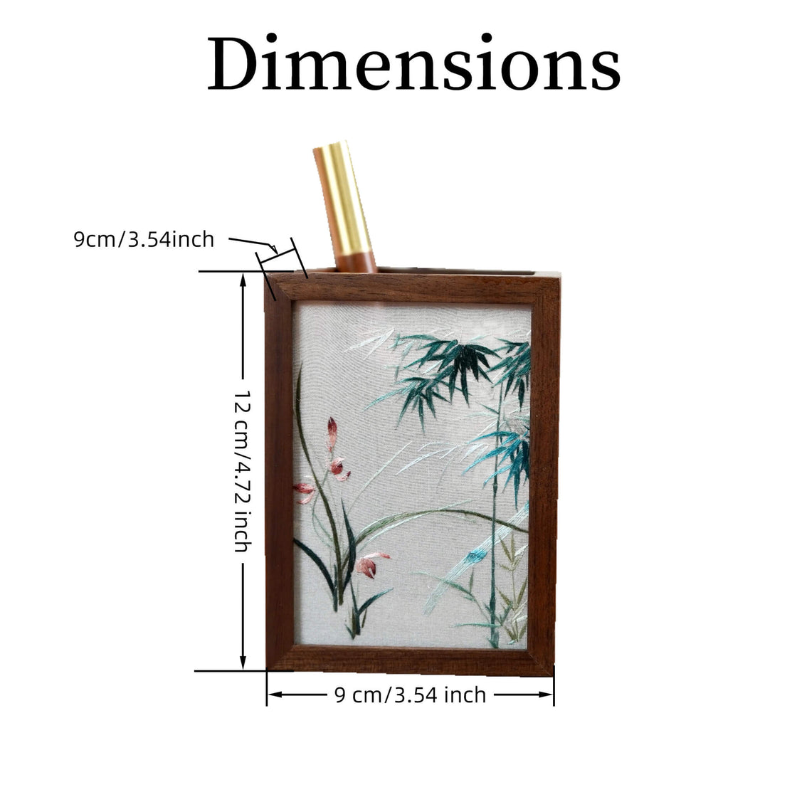 Hand Embroidery Pen Holder I Vintage Gift For Her I XIU