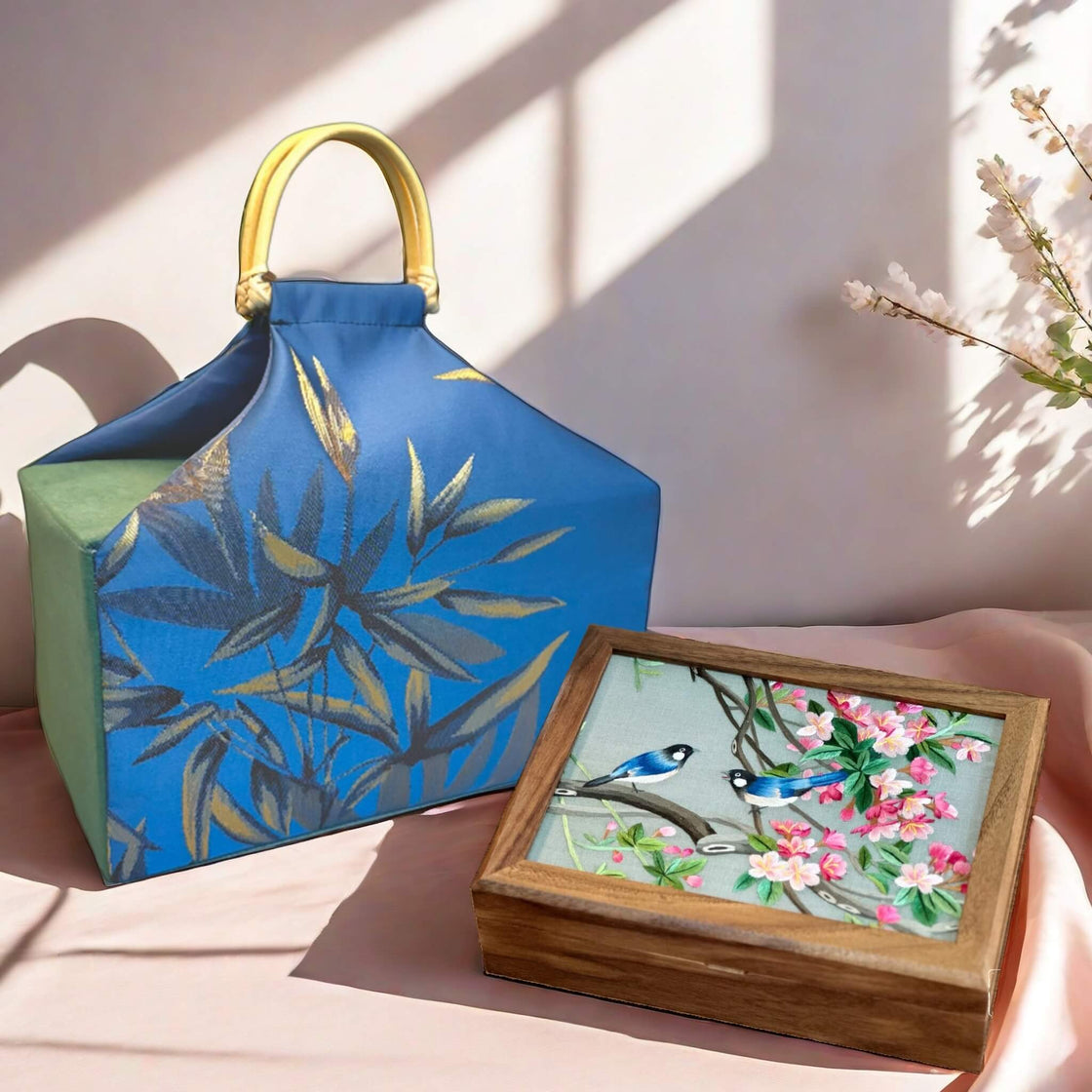 Hand-sewing Jewelry box I Best gift for women I XIU