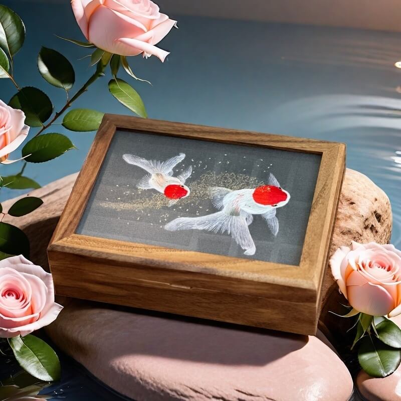 Jewelry box by hand stitiching I Personalized gift I XIU