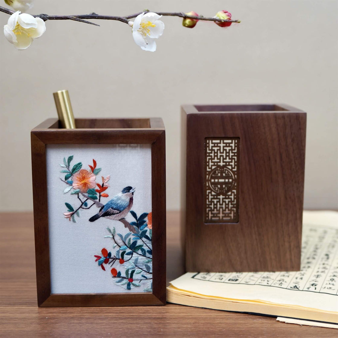Pen Holder by hand stitiching I Personalized gift I XIU