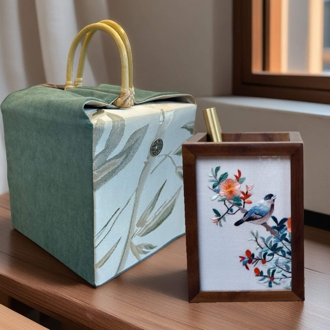 Pen Holder by hand stitiching I Personalized gift I XIU